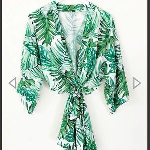 Palm leaf robe